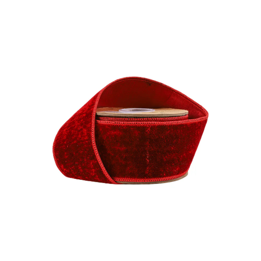 2 1/2" Wired Premium Velvet Ribbon