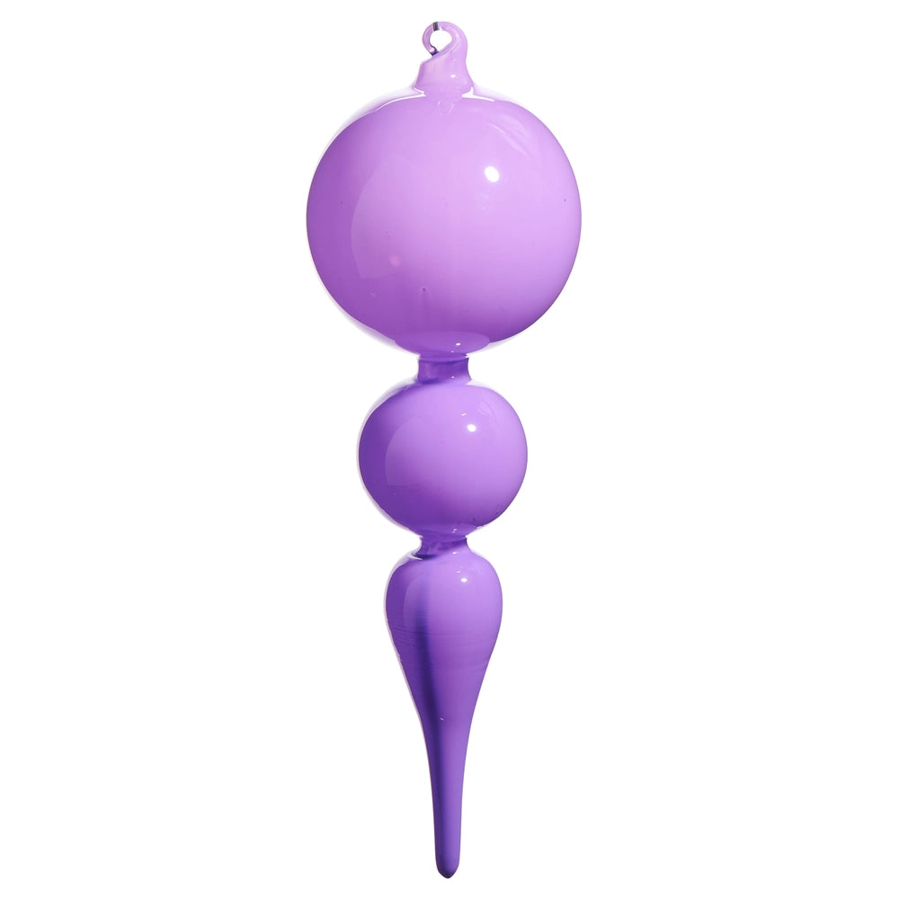 10" Bright Purple Finial Ornament