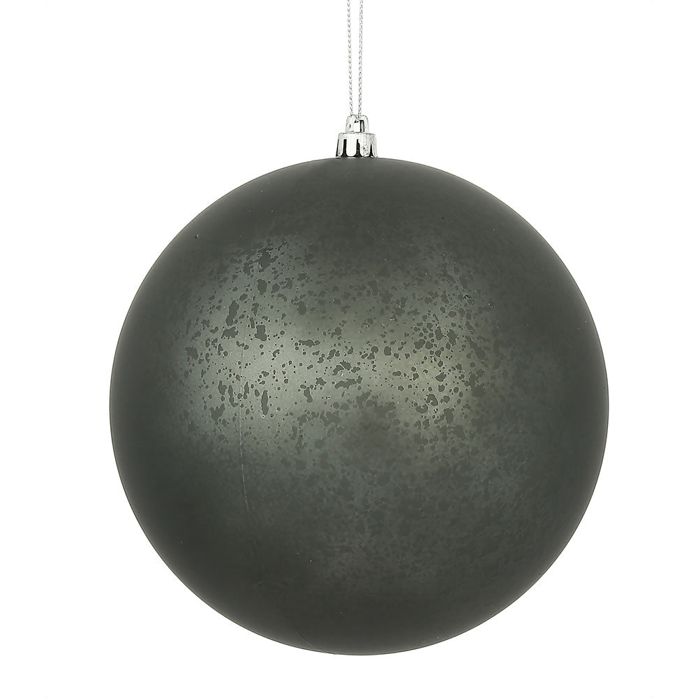 8" Pewter Matte Mercury Ball