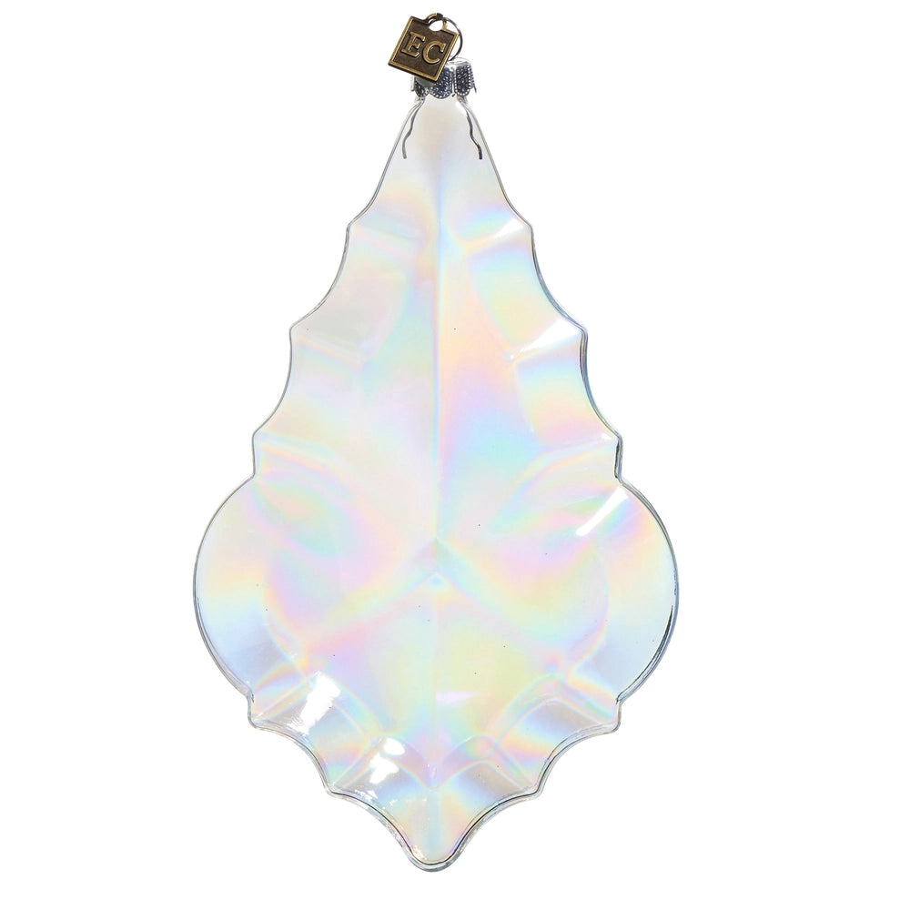 6.75" Iridescent Grand Crystal Drop Ornament