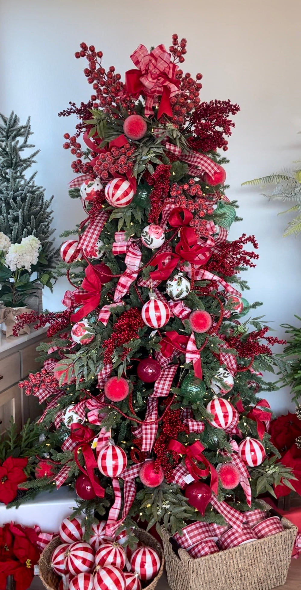 4" Iced Berry Ball Ornament