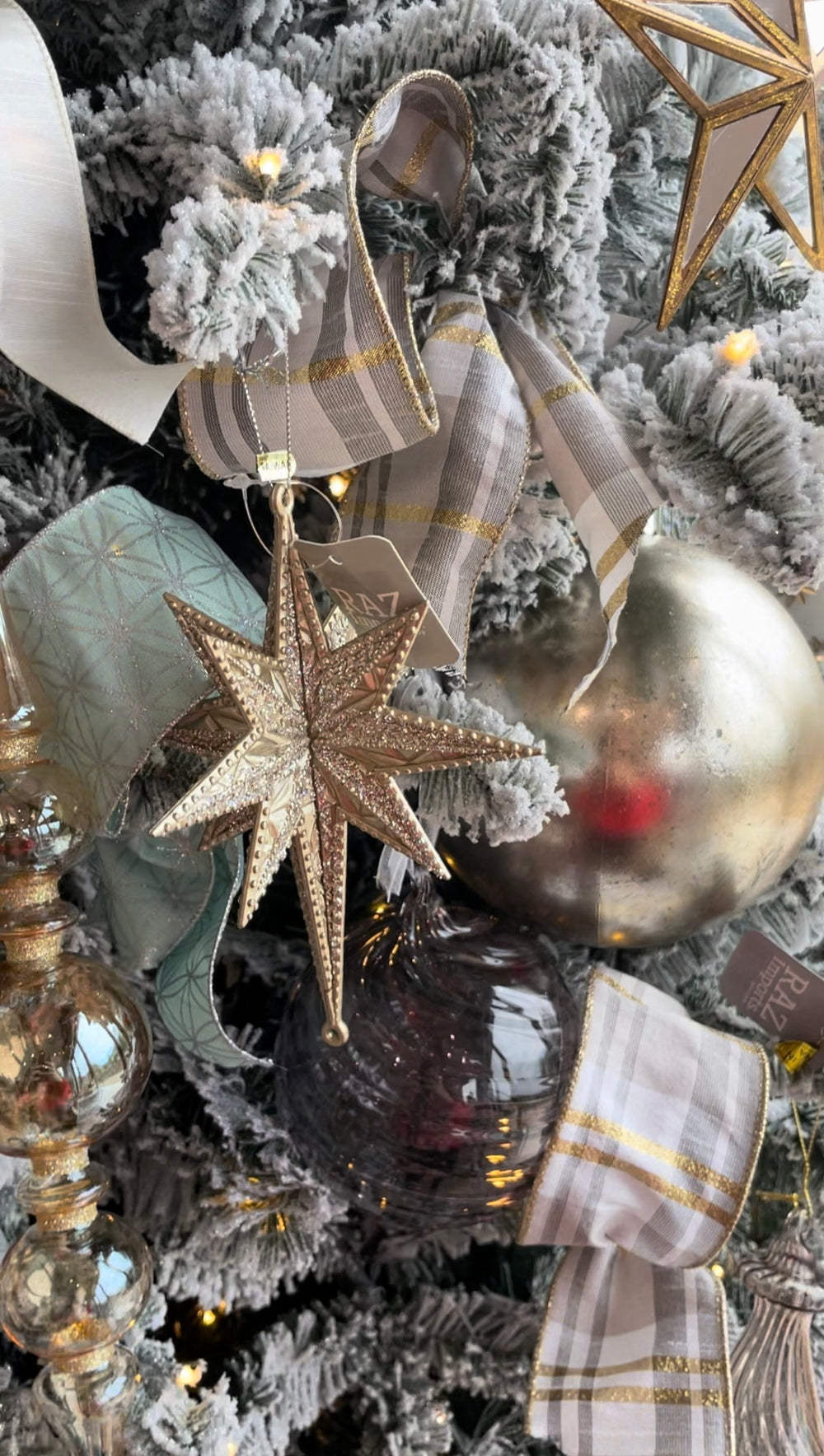 6" North Star Ornament