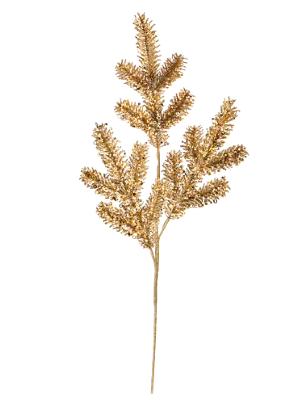 30" Glittered Gold Pine Spray