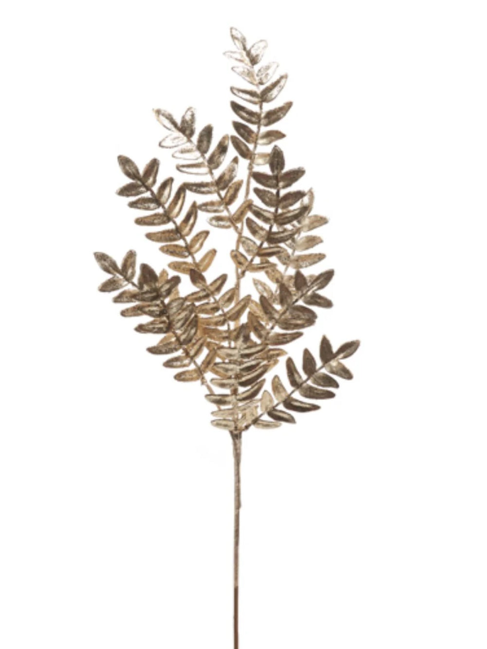 16" Gold Fern Leaf Spray