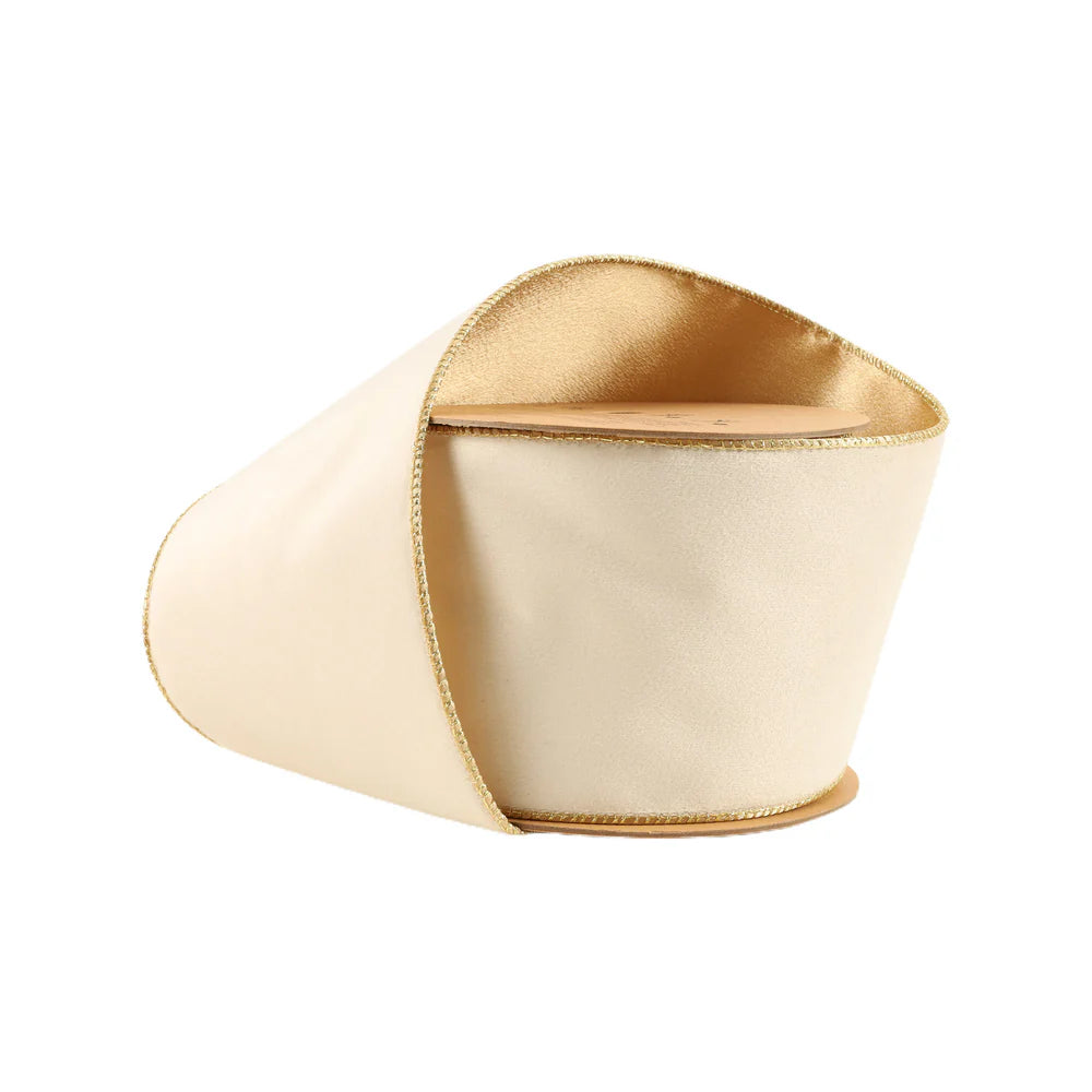 4" Reversible Classic Velvet Wired Ribbon