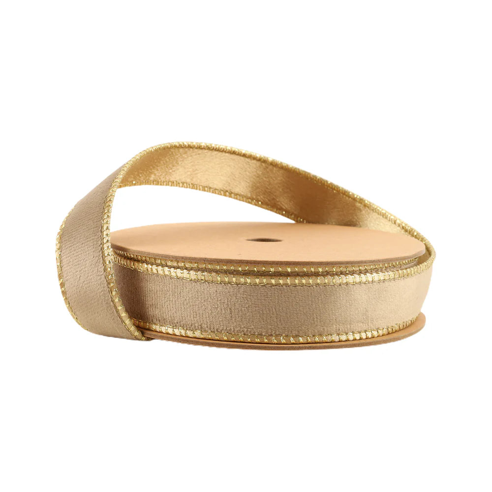 1" Reversible Classic Velvet Wired Ribbon