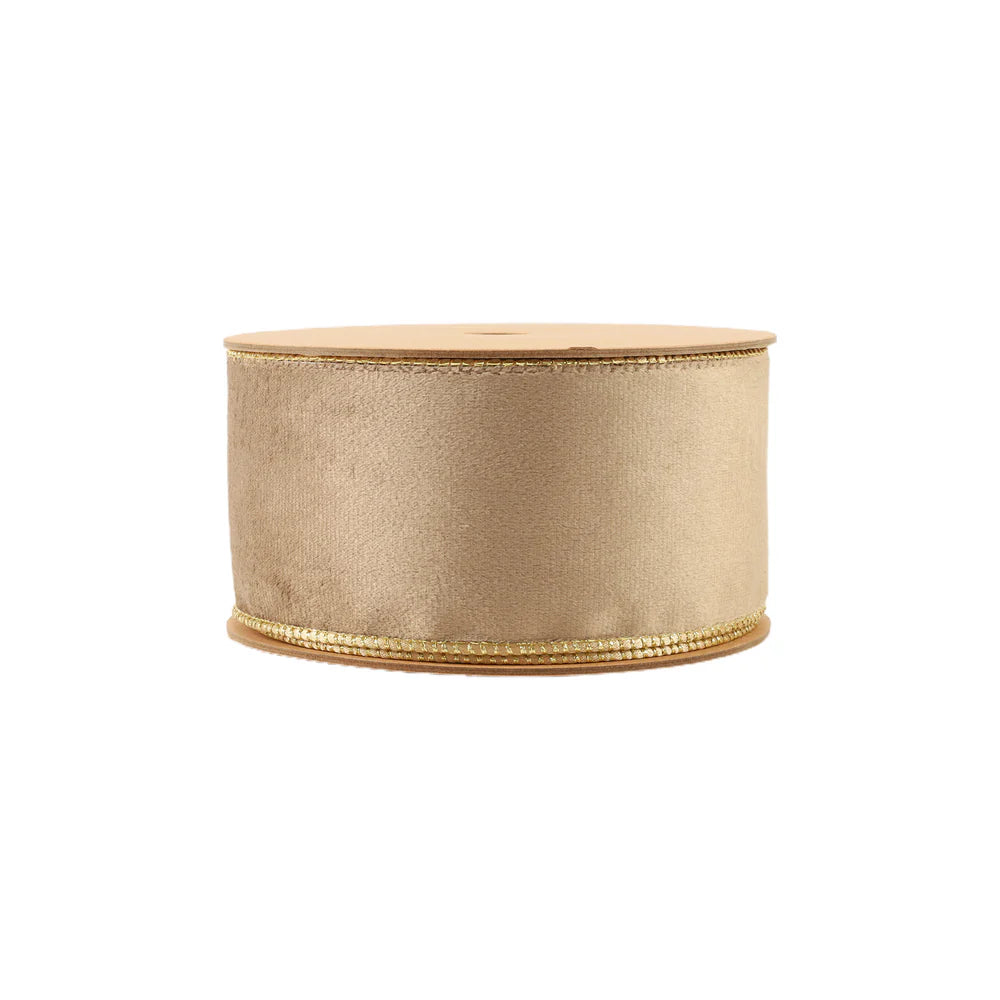 2 1/2" Reversible Classic Velvet Wired Ribbon