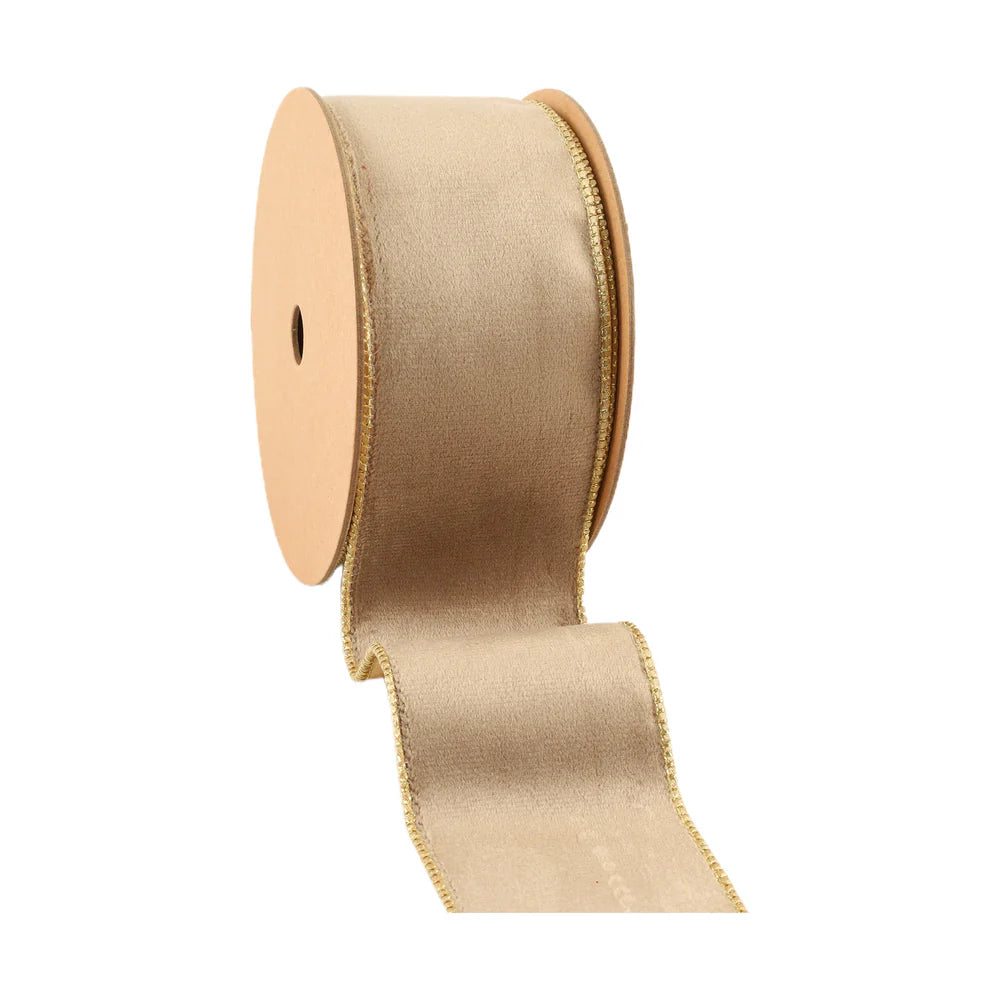 2 1/2" Reversible Classic Velvet Wired Ribbon