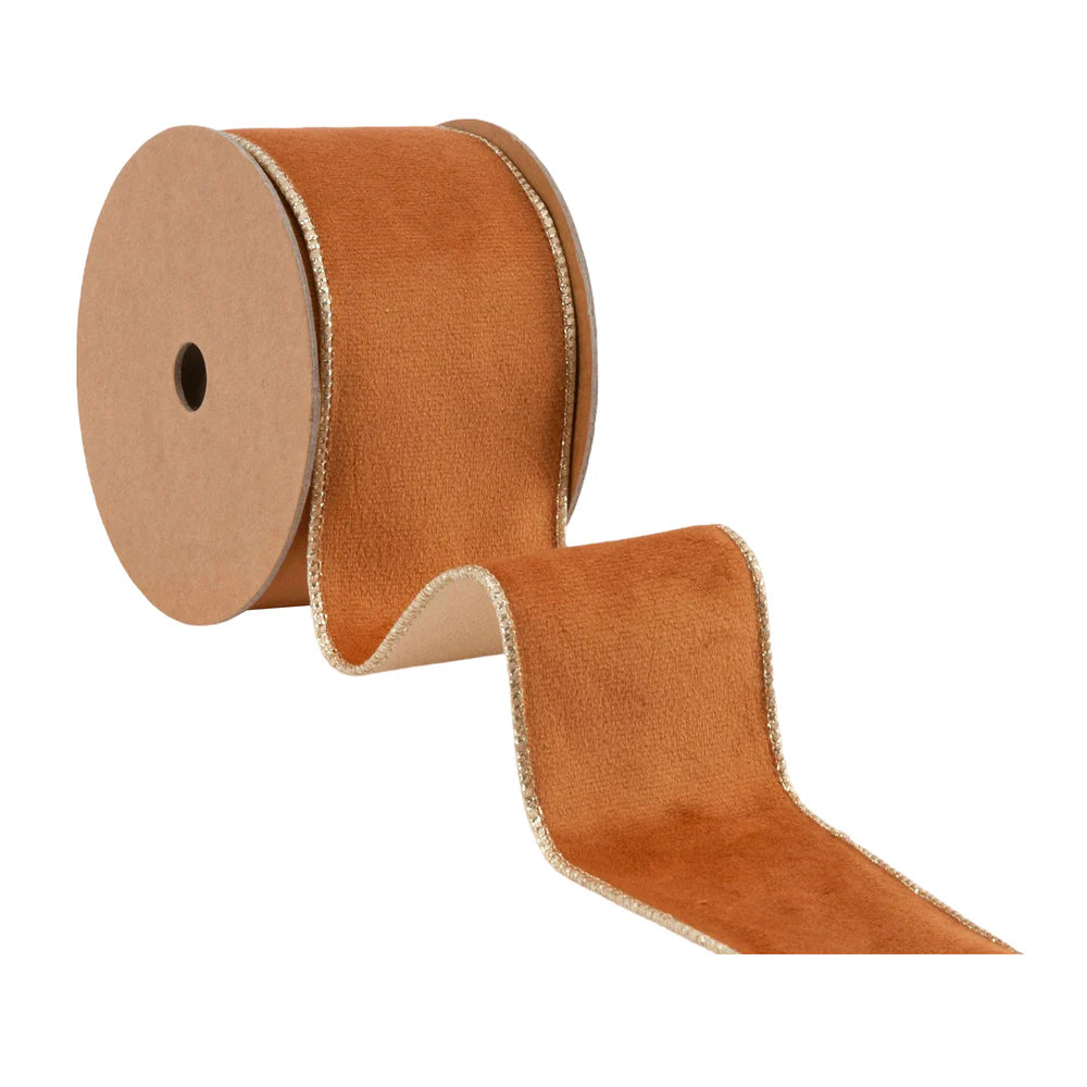 2 1/2" Reversible Classic Velvet Wired Ribbon