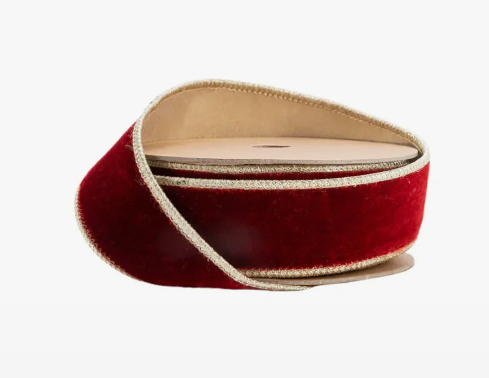 1.5" Wired Premium Velvet Ribbon