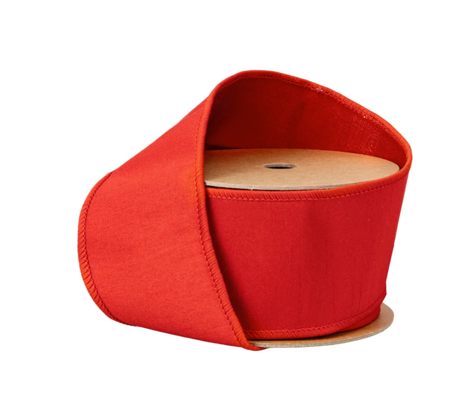2.5" Wired Dupioni Ribbon